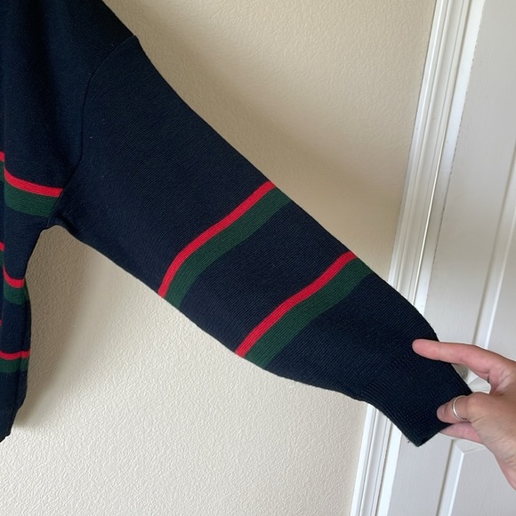 Vintage Retro Oversized Nautical Sweater Men’s L Preppy Academia - Picture 4 of 11